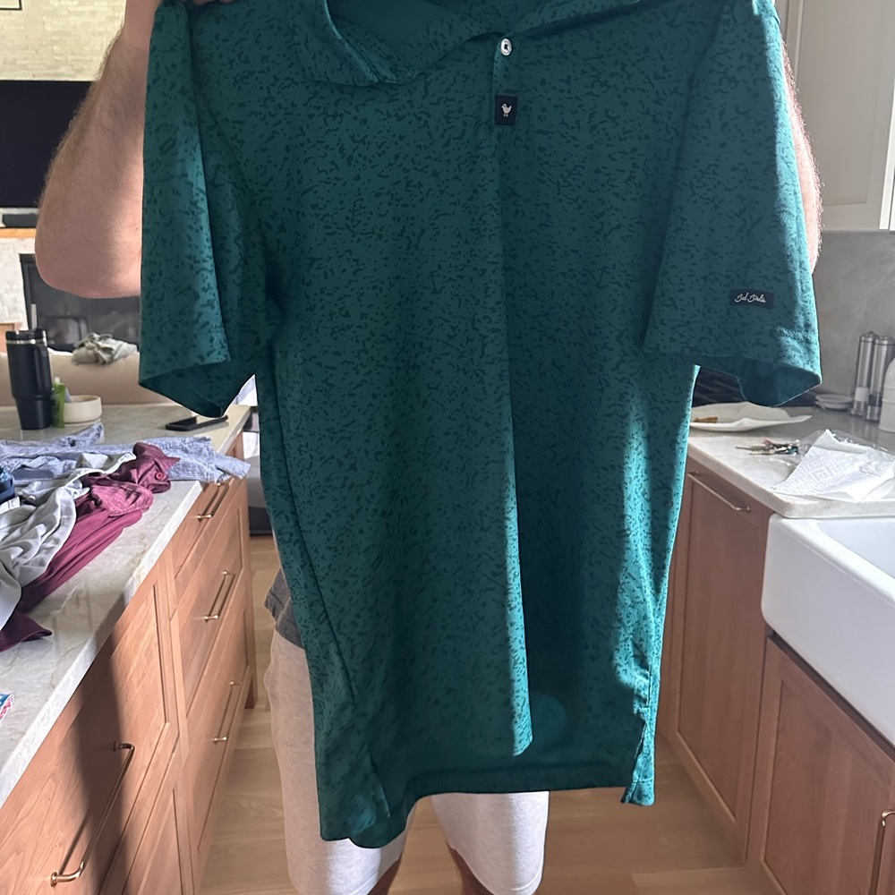 Bad Birdie Green Polo Shirt
